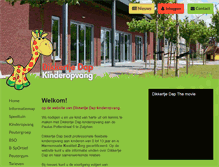 Tablet Screenshot of kinderopvangdikkertjedap.nl